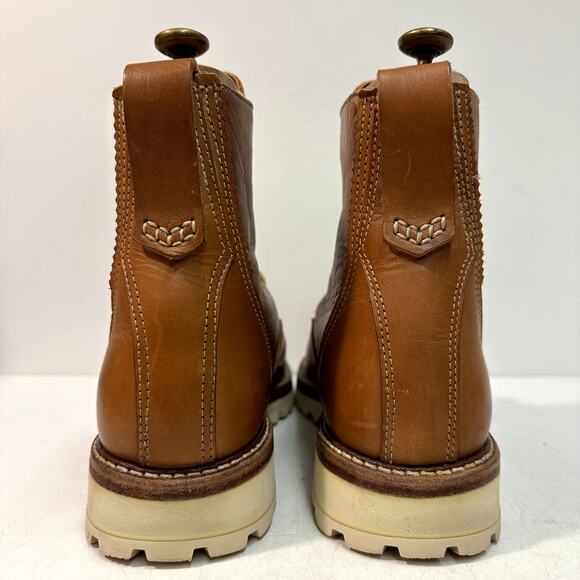 EXCELLENT Rancourt & Co x Cole Haan Plain Toe Boot Vibram Made in Maine USA 10 D - Picture 5 of 13